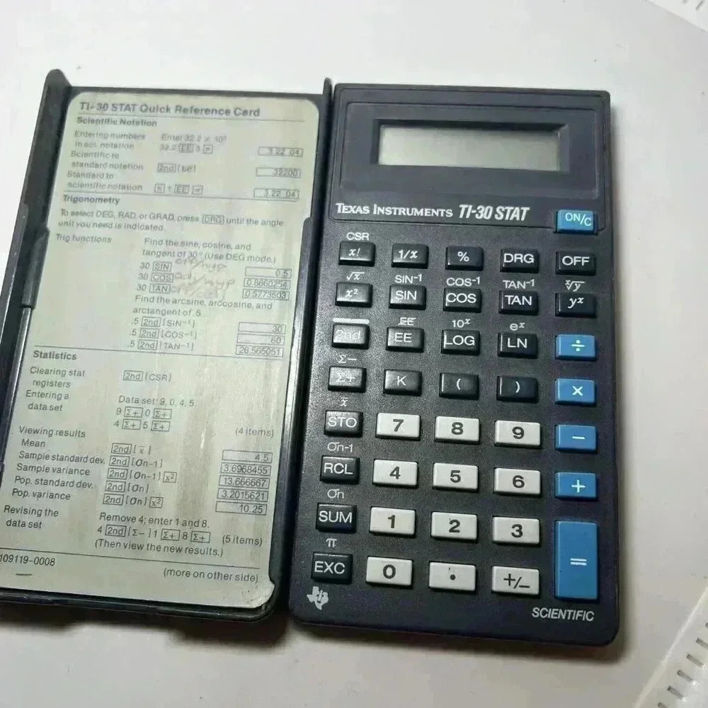 Vintage 1993 Texas Instruments TI-30X Scientific Calculator Tested Works
